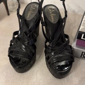 Cole Haan Women's Black Platform Sandals